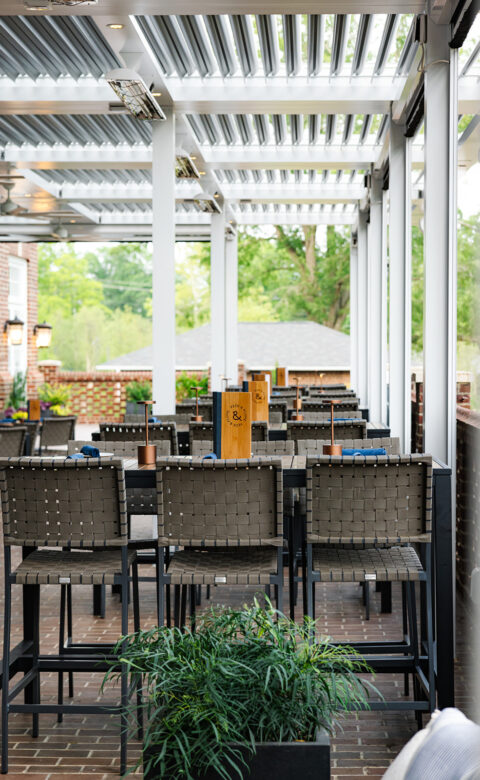 Terrace at Peck & Plume in downtown Cary