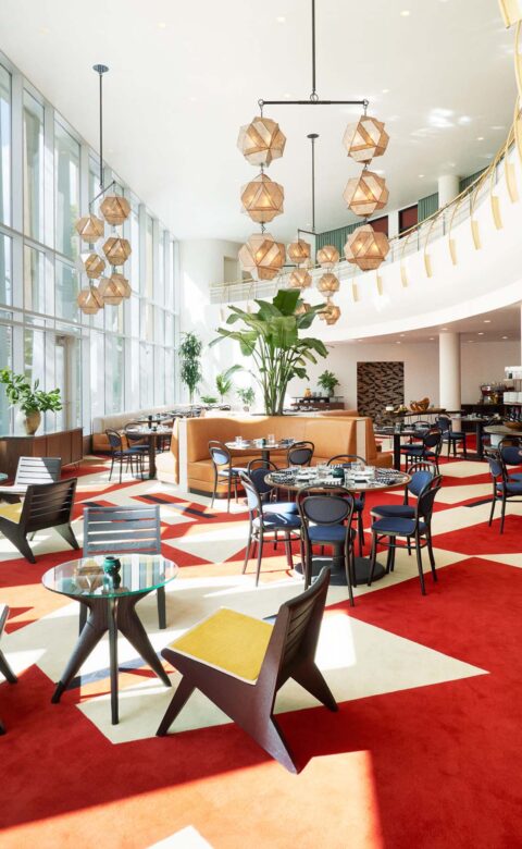 Lobby at The Durham Hotel